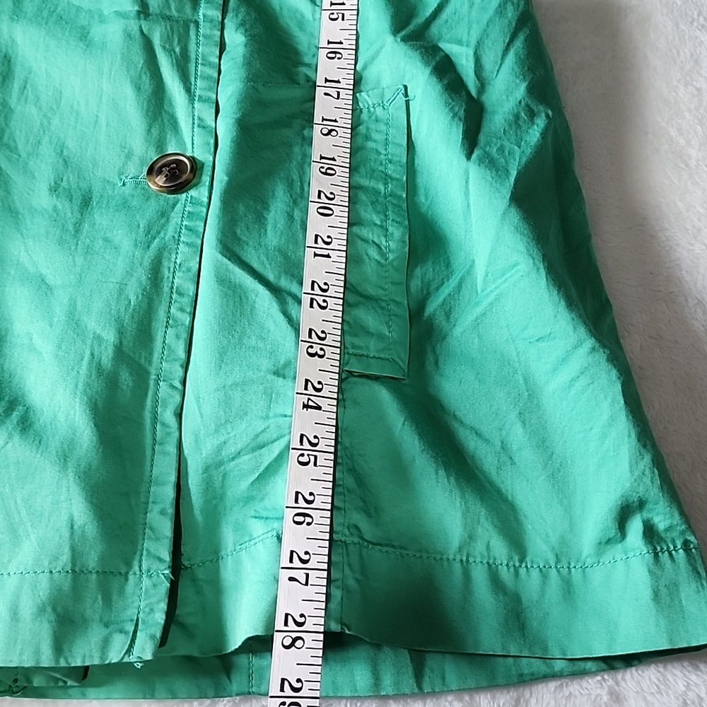 Gap Green Double Breasted Collared Jacket - image 4